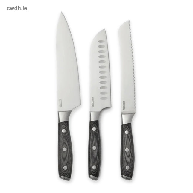 'Long Service' Kit – German Steel Chef Knife, Santoku Knife and Bread Knife | Hospitality Trade Pack – what is in the kit