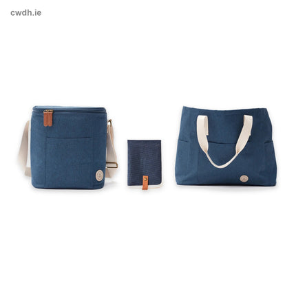 'Summer Terrace' Kit – Mélange Cooler Bag, Foldable Seat Cushion and Mélange Tote in Blue | Hospitality Trade Pack – what is in the kit