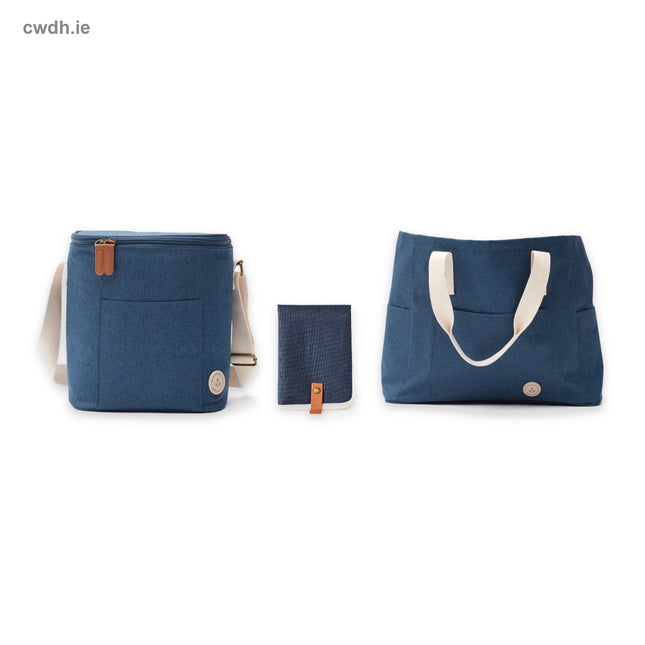 'Summer Terrace' Kit – Mélange Cooler Bag, Foldable Seat Cushion and Mélange Tote in Blue | Hospitality Trade Pack – what is in the kit