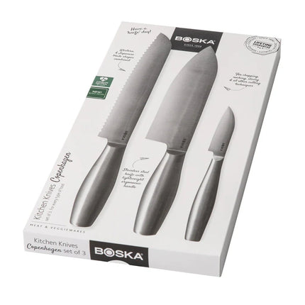 Kitchen Knives Copenhagen, set of 3 - hospitality