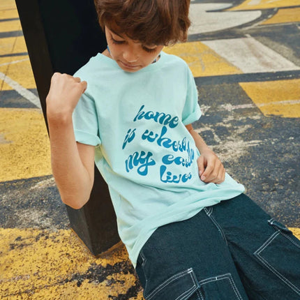Kol kids lightweight recycled cotton t-shirt - hospitality