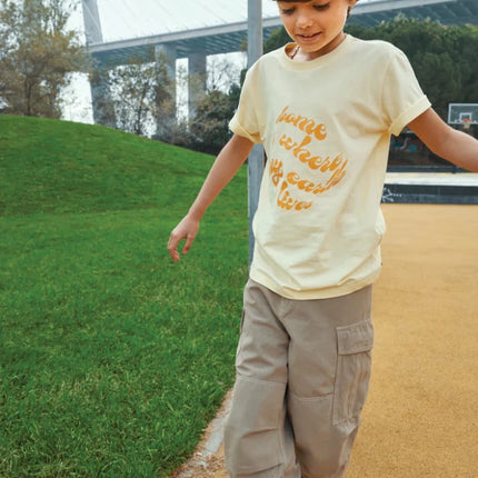 Kol kids lightweight recycled cotton t-shirt - hospitality