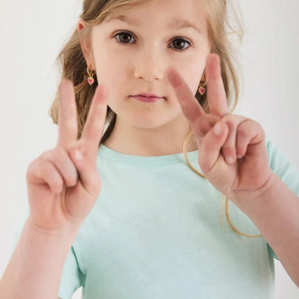 Kol kids lightweight recycled cotton t-shirt - hospitality