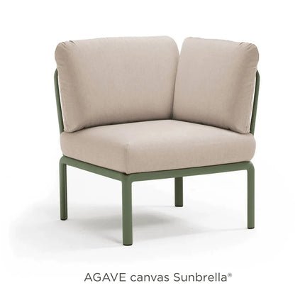  agave frame with adriatic Sunbrella® cushions – outdoor modular sofa Ireland
