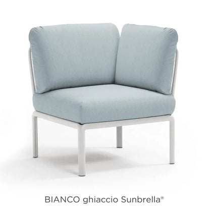  antracite frame with adriatic Sunbrella® cushions – Italian outdoor lounge