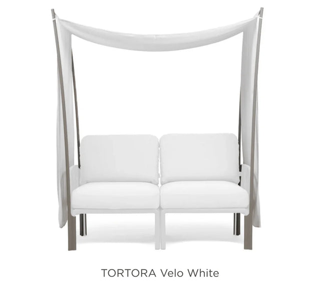 Nardi Komodo Ombra 2 sunshade Agave Velo integrated sofa canopy