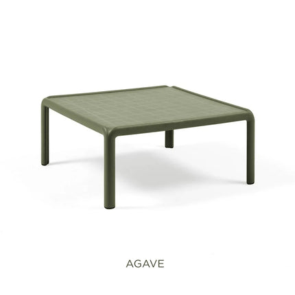 Nardi Komodo Tavolino outdoor coffee table Tortora resin outdoor terrace