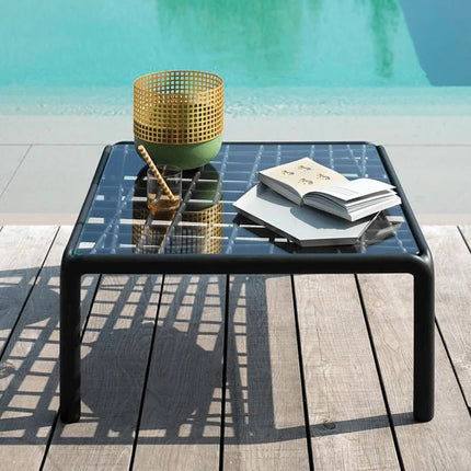 Nardi Komodo Tavolino Vetro glass table Bianco outdoor living space