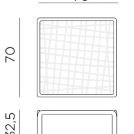 Nardi Komodo Tavolino Vetro glass table complete Komodo sofa configuration
