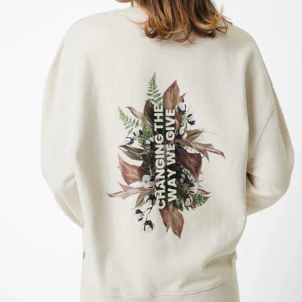 Kruge relaxed recycled cotton crew neck - hospitality