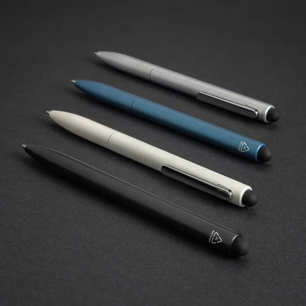 Kymi RCS certified recycled aluminium pen with stylus - hospitality