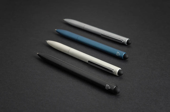 Kymi RCS certified recycled aluminium pen with stylus - hospitality