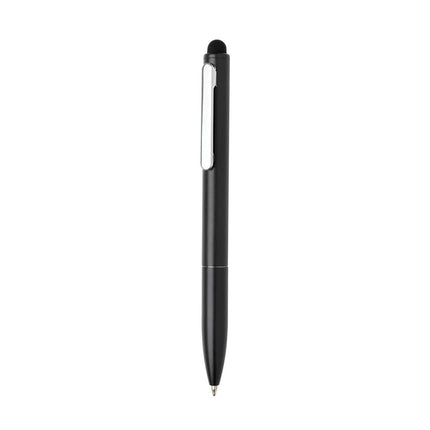 Kymi RCS certified recycled aluminium pen with stylus - hospitality