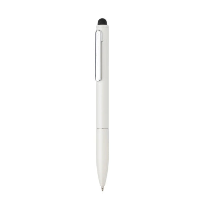 Kymi RCS certified recycled aluminium pen with stylus - hospitality