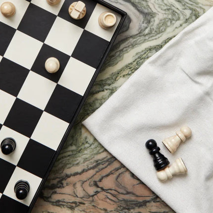 Lacquered Chess Coffee Table Storage Box Atelier Collection - hospitality