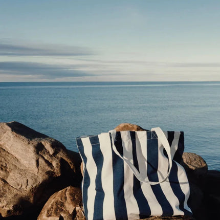 Lagoa GRS Beach Bag From Lagoa Collection Canvas Stripes - hospitality