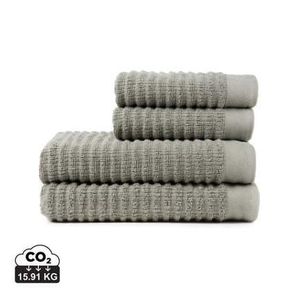Landro Collection Luxury Dobby Weave Cotton Towel Set Four - hospitality