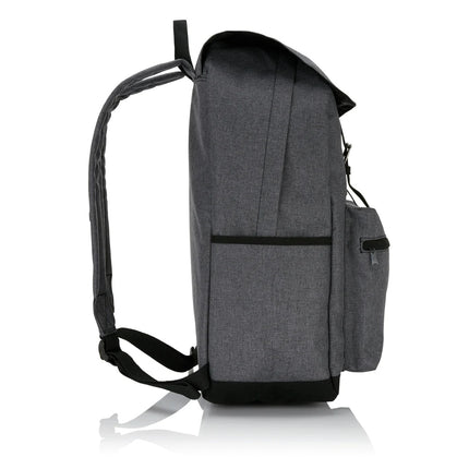 Laptop backpack with magnetic buckle straps - hospitality