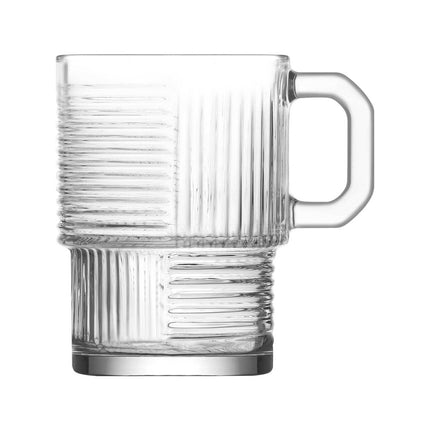 LAV Istanbul Glass Mug 270ml - Elegant Turkish Glassware For Everyday Moments And Special Occasions - hospitality