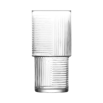 LAV Istanbul Long Drink Glass 400 ml - Elegant Durable Premium Glassware For Everyday Use - hospitality