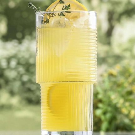 LAV Istanbul Long Drink Glass 400 ml - Elegant Durable Premium Glassware For Everyday Use - hospitality
