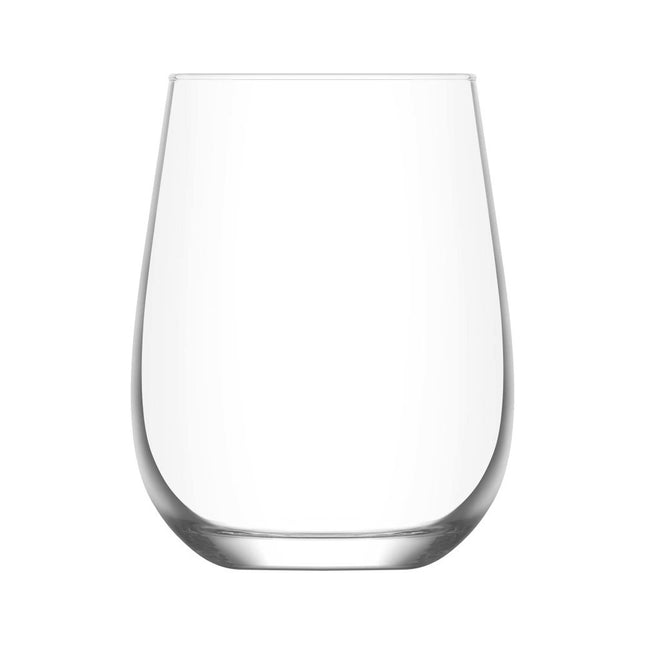 LAV Paris Soft Drink Glass 475 Milliliters - Crystal Clear Surface Showcasing Drink Colors - hospitality