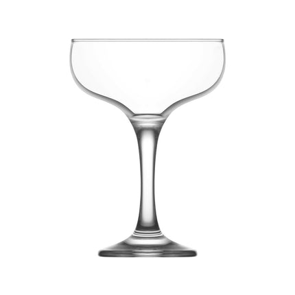 LAV Sofia Champagne Glass 235 Ml - Elegant Retro Coupe Glass for Champagne and Prosecco - hospitality