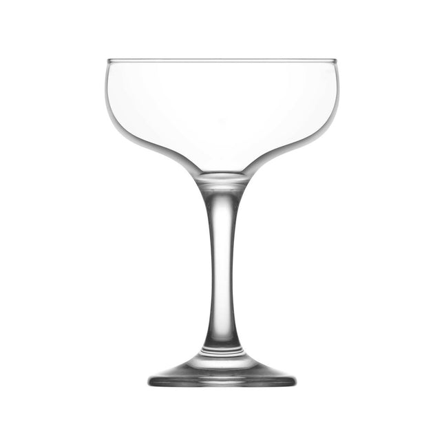 LAV Sofia Champagne Glass 235 Ml - Elegant Retro Coupe Glass for Champagne and Prosecco - hospitality