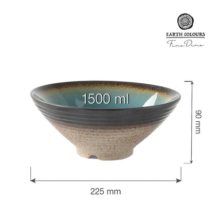 Lazur conical bowl, 225x(H)90mm - hospitality