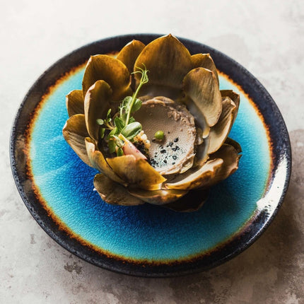 Lazur deep plate, 203mm - hospitality