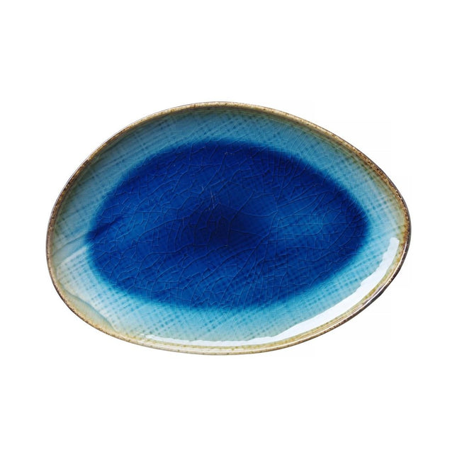 Lazur organic shaped plate, 270x190mm - hospitality