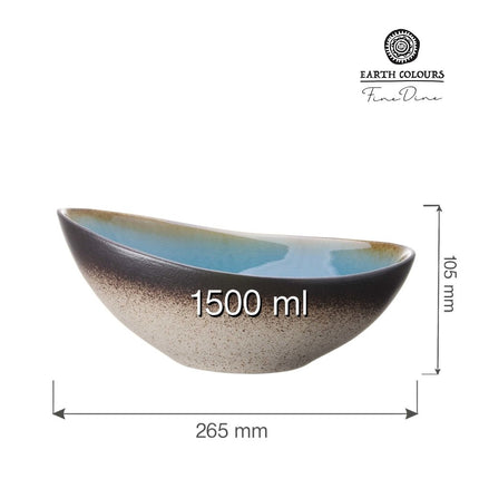 Lazur oval bowl, 240mm - hospitality