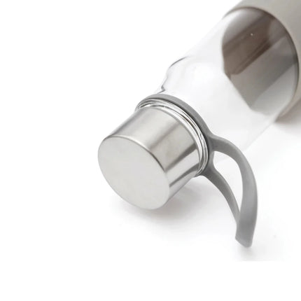 Lean Glass Collection Borosilicate Bottle With Silicone - hospitality