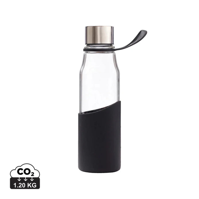 Lean Glass Collection Borosilicate Bottle With Silicone - hospitality