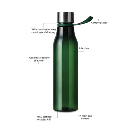 Lean RCS RPET Refined Collection Bottle 800 Milliliters - hospitality