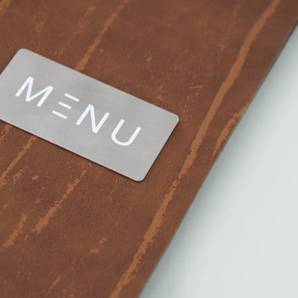Leather menu A4 pack of 10 - hospitality