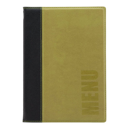 Leather style menu holder A5 pack of 10 - hospitality