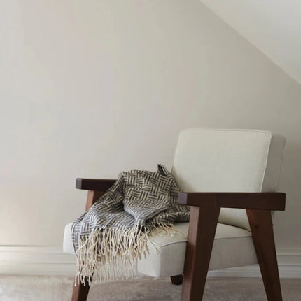 Leno Collection Jacquard Throw Exquisite Acrylic Craftsmanship With Subtle Geometric Pattern - hospitality