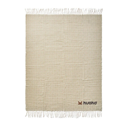 Leno Collection Jacquard Throw Exquisite Acrylic Craftsmanship With Subtle Geometric Pattern - hospitality
