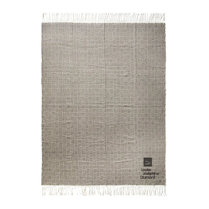 Leno Collection Jacquard Throw Exquisite Acrylic Craftsmanship With Subtle Geometric Pattern - hospitality