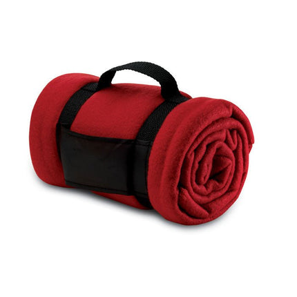 Lightweight Fleece Blanket with Carry Handle 180gsm – 150 × 120 cm - CWDH