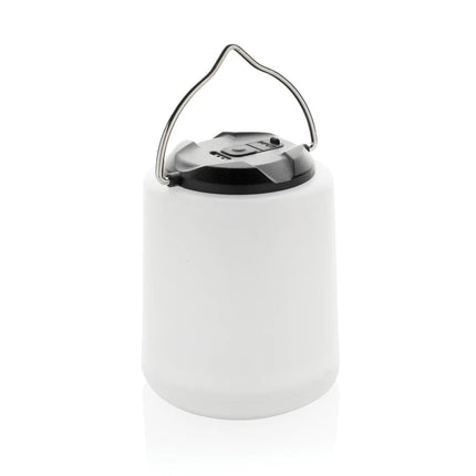 Limio RCS recycled plastic portable re-chargeable table lamp - hospitality
