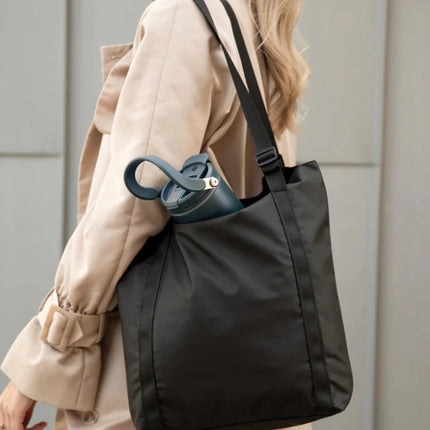 Livorn GRS Collection Recycled Polyester Tote With PU Coating And Foldaway Strap - hospitality