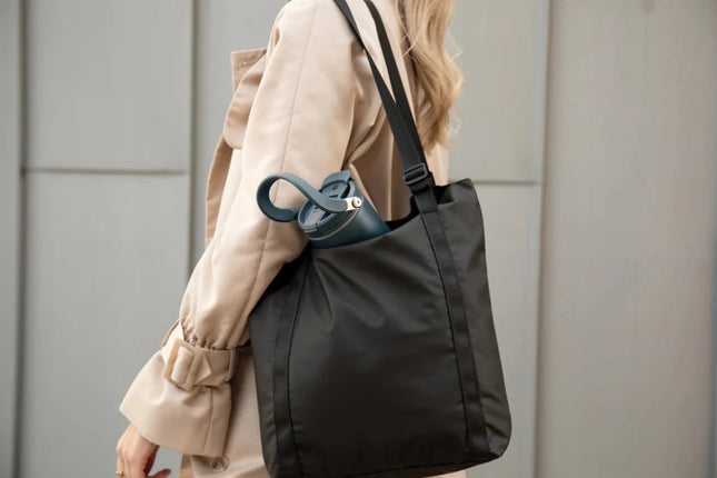 Livorn GRS Collection Recycled Polyester Tote With PU Coating And Foldaway Strap - hospitality