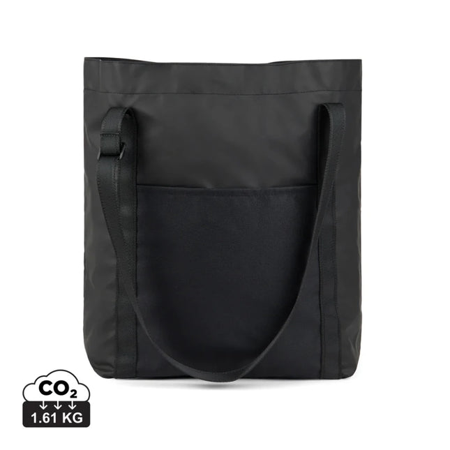 Livorn GRS Collection Recycled Polyester Tote With PU Coating And Foldaway Strap - hospitality
