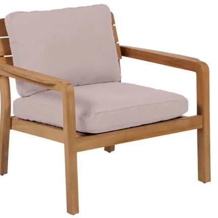 Lodge Low Armchair Teak - hospitality
