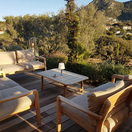 Lodge Low Armchair Teak - hospitality
