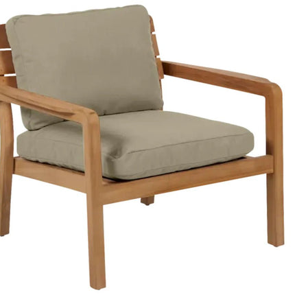 Lodge Low Armchair Teak - hospitality