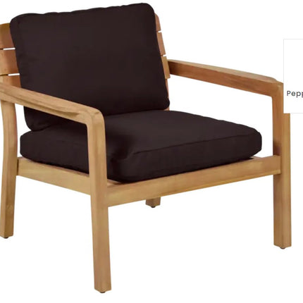 Lodge Low Armchair Teak - hospitality
