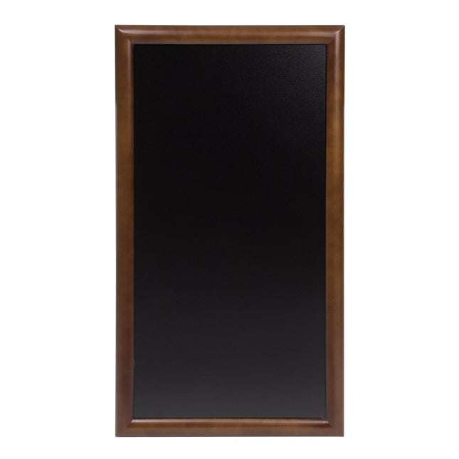 Long hard wood chalkboard 100x56x2.5cm - hospitality